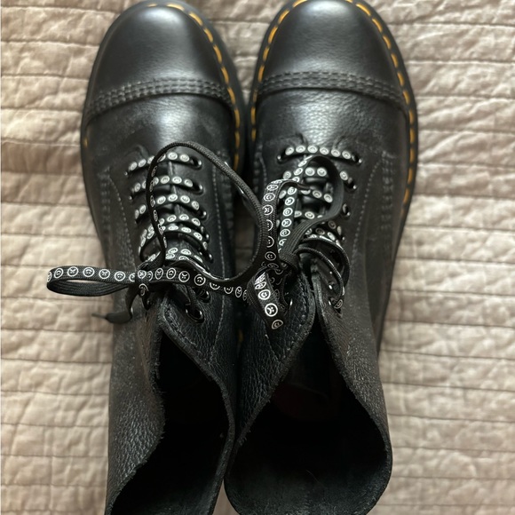 Dr. martens lazy oaf black platform boots size 9 - Picture 4 of 9